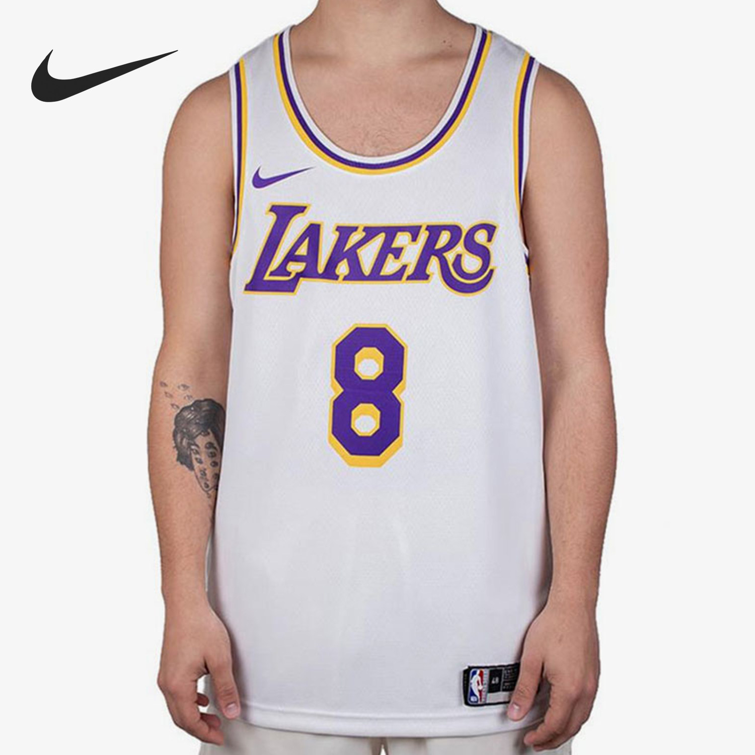 Nike/耐克正品湖人队球迷版男士透气篮球运动背心CI9503-100