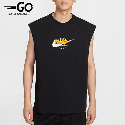 Nike/耐克正品夏季男士透气宽松针织篮球运动无袖背心IB4329-010