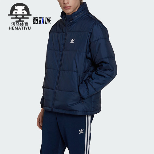 阿迪达斯男士保暖棉服