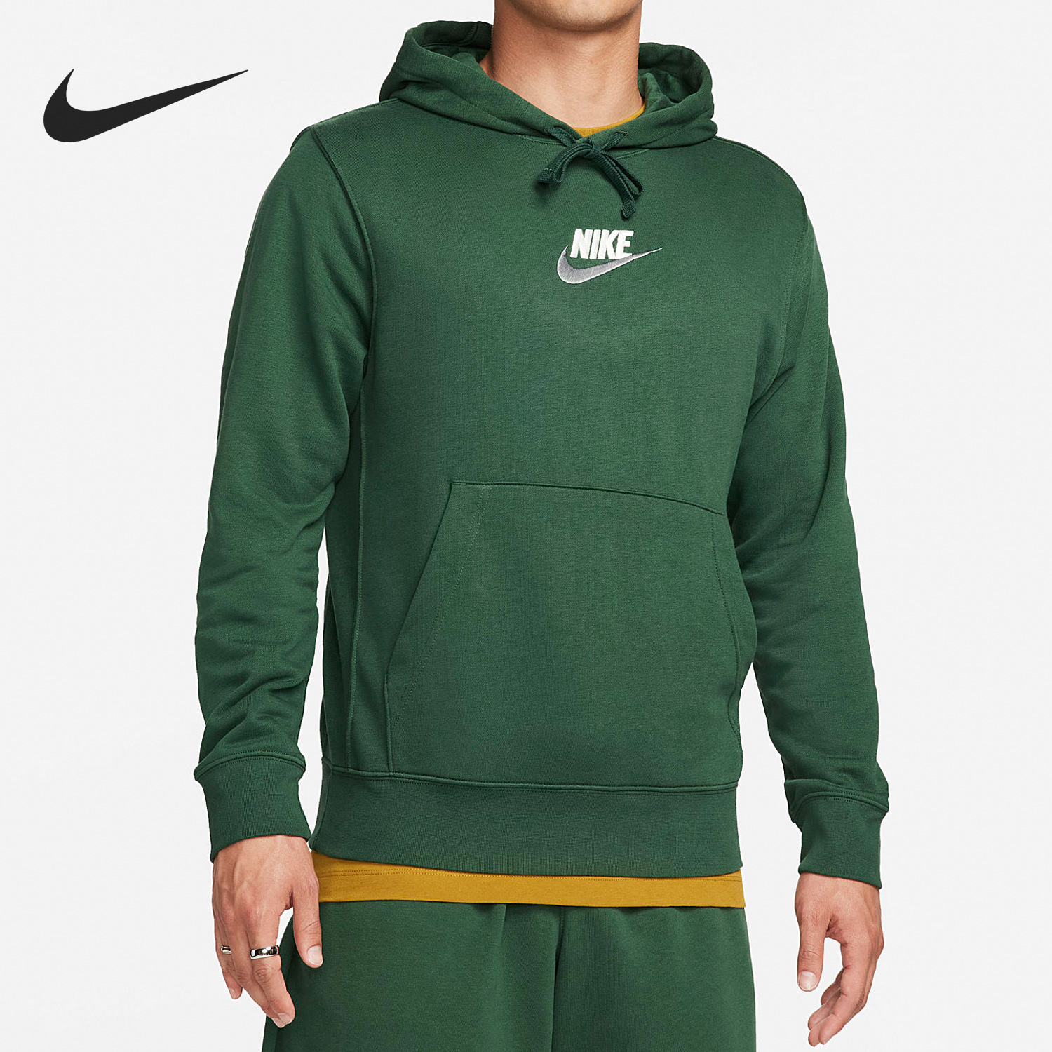 Nike/耐克官方正品当季新款宽松休闲连帽男子运动卫衣FB7789-323