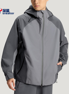 Adidas/阿迪达斯正品2025冬季款男士日常连帽拼接运动外套KH0504