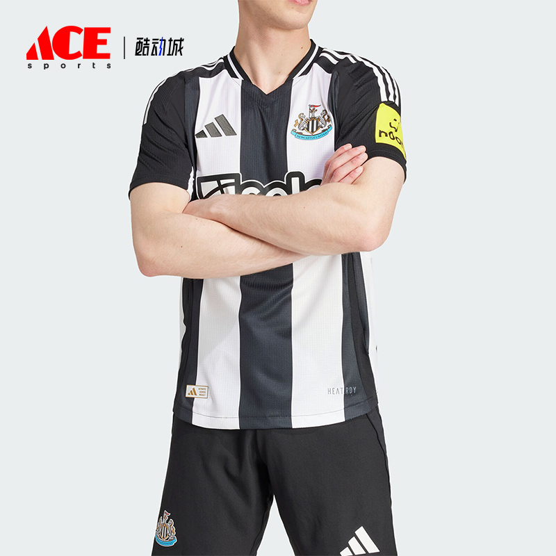 阿迪达斯男士透气足球运动球衣