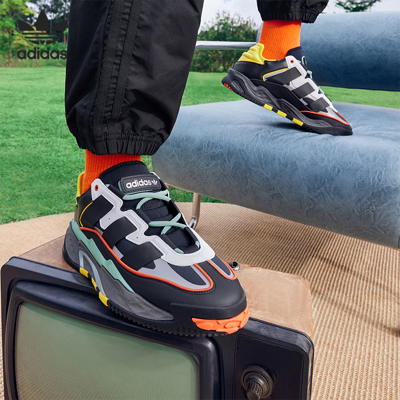 阿迪达斯NITEBALL男女老爹鞋