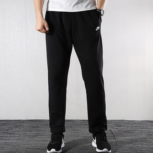 耐克男子松紧腰直筒针织长裤