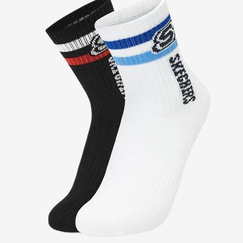 Skechers斯凯奇正品男女中筒防滑儿童袜子(0-16岁)L124K031-02L4