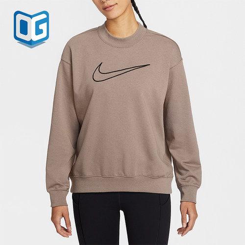 Nike/耐克正品女士经典套头时尚休闲跑步运动卫衣DQ5543-233