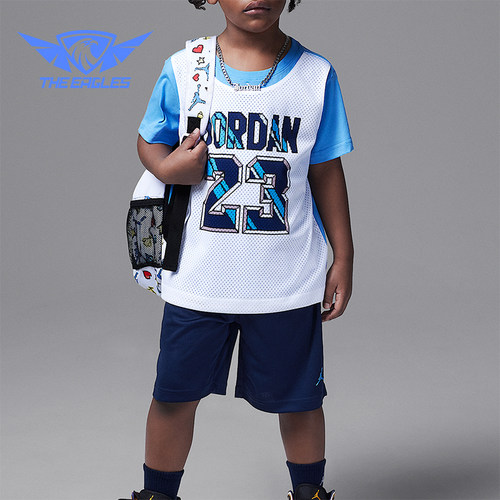 Nike/耐克正品JORDAN小童透气训练透气运动休闲套装II2550-410