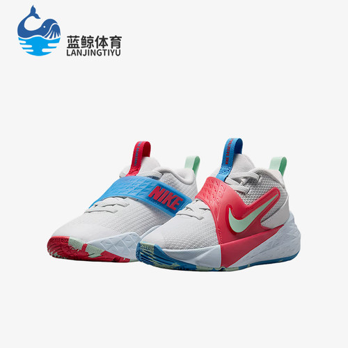 Nike/耐克正品Team Hustle D 12小童缓震篮球鞋IM7807-100