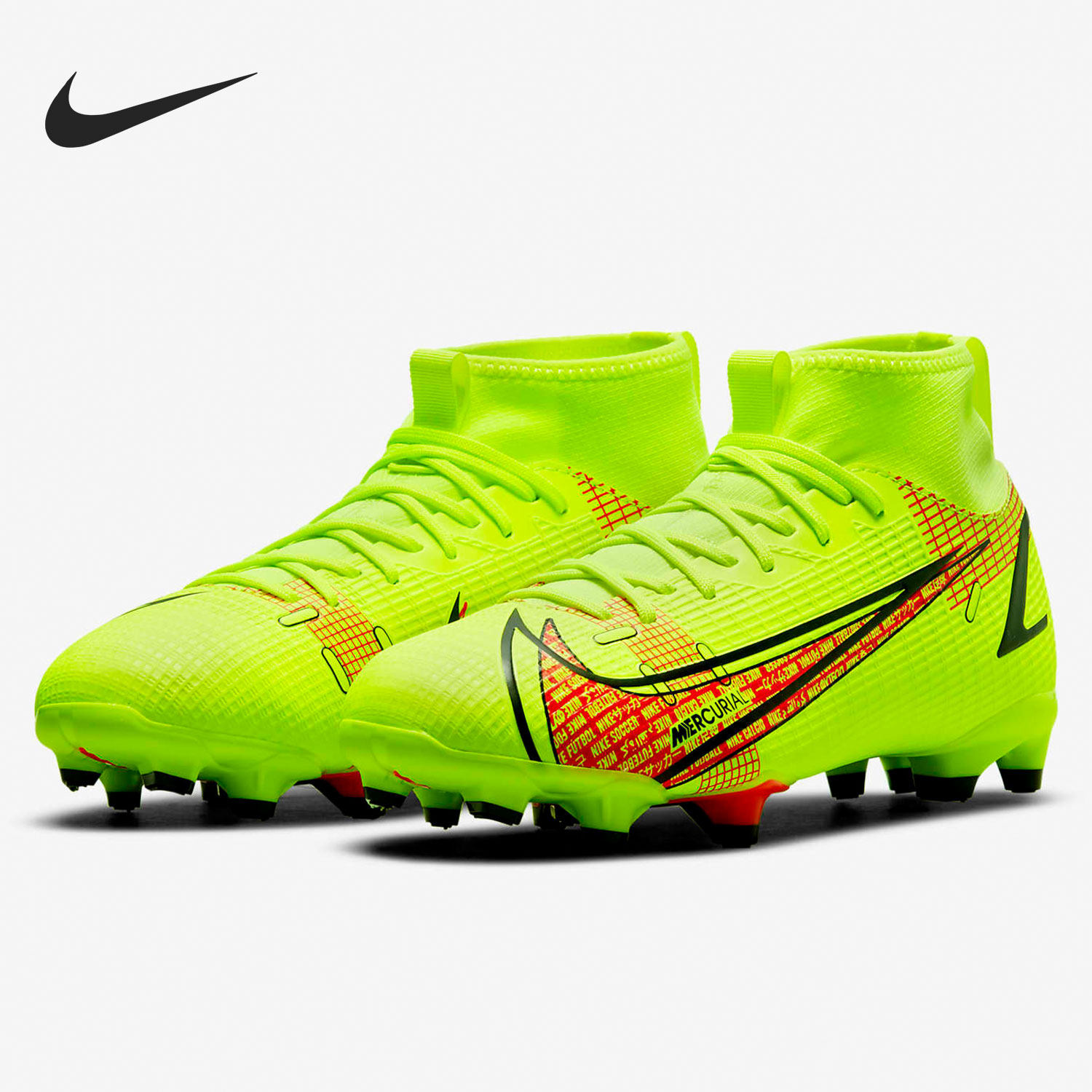 Nike/耐克正品刺客14高帮FG/MG大童运动足球鞋 CV1127-760