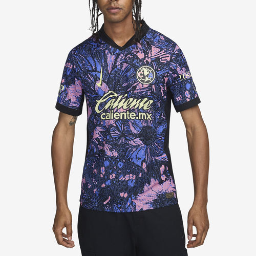 Nike耐克正品Club America男吸湿排汗V领比赛服短袖T恤FQ4288-434