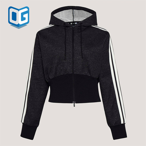 Adidas/阿迪达斯正品2026年新款女士经典休闲运动连帽夹克KX8905