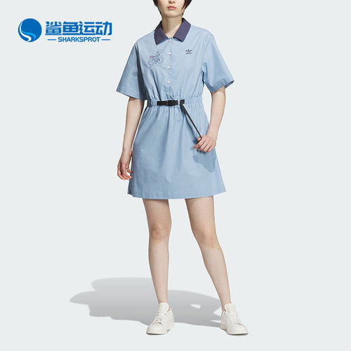 阿迪达斯三叶草女子短袖连衣裙