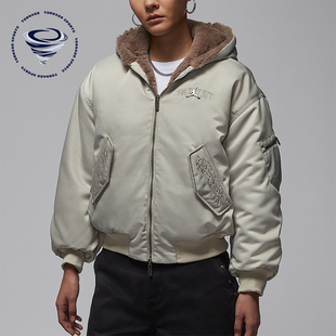 236 JORDAN女士日常连帽双面穿保暖休闲外套IQ3961 Nike 耐克正品