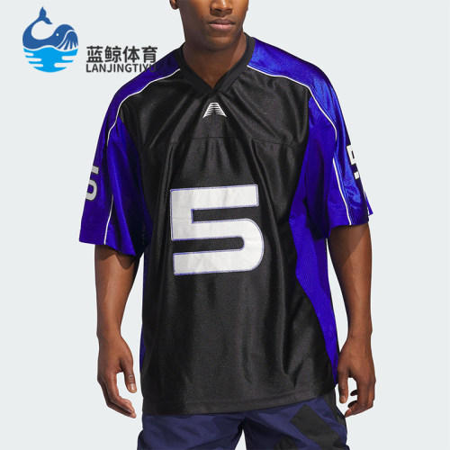 Adidas/阿迪达斯正品新款男士拼接运动训练篮球短袖JC7849