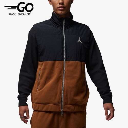 Nike/耐克正品JORDAN男士经典时尚拼接保暖运动棉马甲FD8629-281