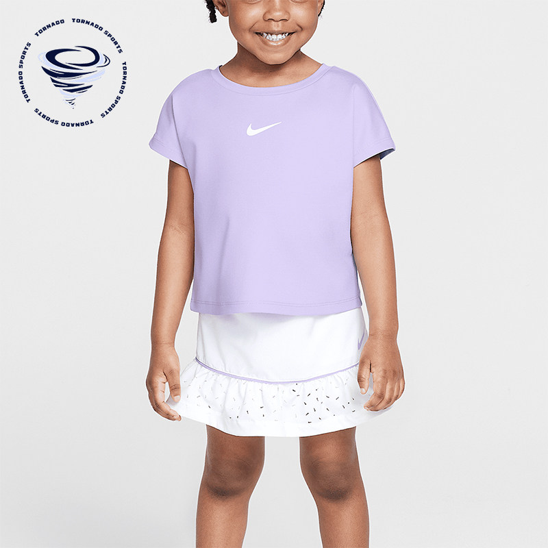 Nike/耐克正品Swoosh Dri-FIT婴童运动T恤半身裙套装II2564-100,童装/婴儿装/亲子装,套装,淘宝优惠券,粉丝福利购,淘宝优惠卷