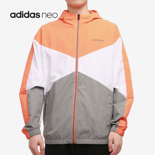 Adidas男子休闲运动外套防风
