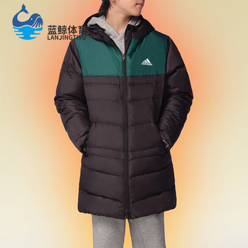 阿迪达斯儿童保暖连帽羽绒服