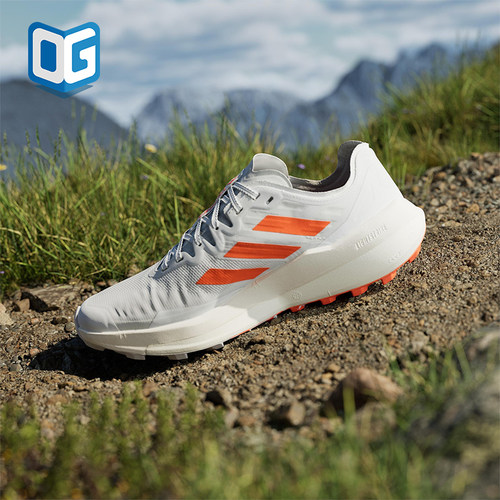 Adidas/阿迪达斯正品新款男士网面透气耐磨运动越野跑步鞋JI0954