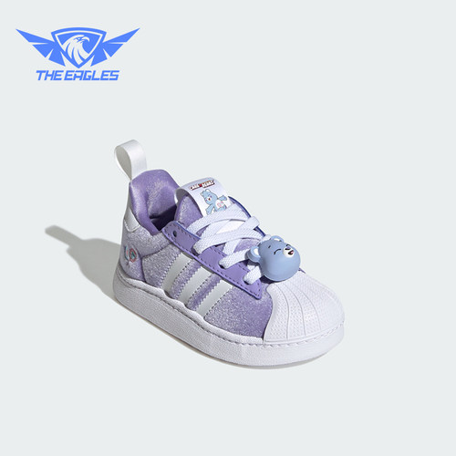 Adidas阿迪达斯正品SUPERSTAR QUICKON婴童易穿脱板鞋KK2171
