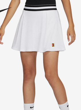 Nike/耐克正品运动女子透气休闲网球健身半身裙FB4154-100