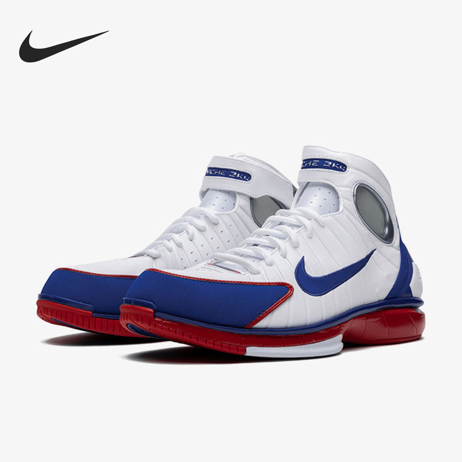 Nike/耐克官方正品AIR ZOOM 男士高帮缓震训练篮球鞋 308475-100