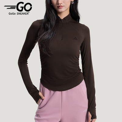 Adidas/阿迪达斯正品SFL LS TEE女士修身经典透气长袖T恤KH2643