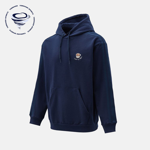 Adidas/阿迪达斯正品新款男女深蓝色经典柔软休闲连帽卫衣JZ5065