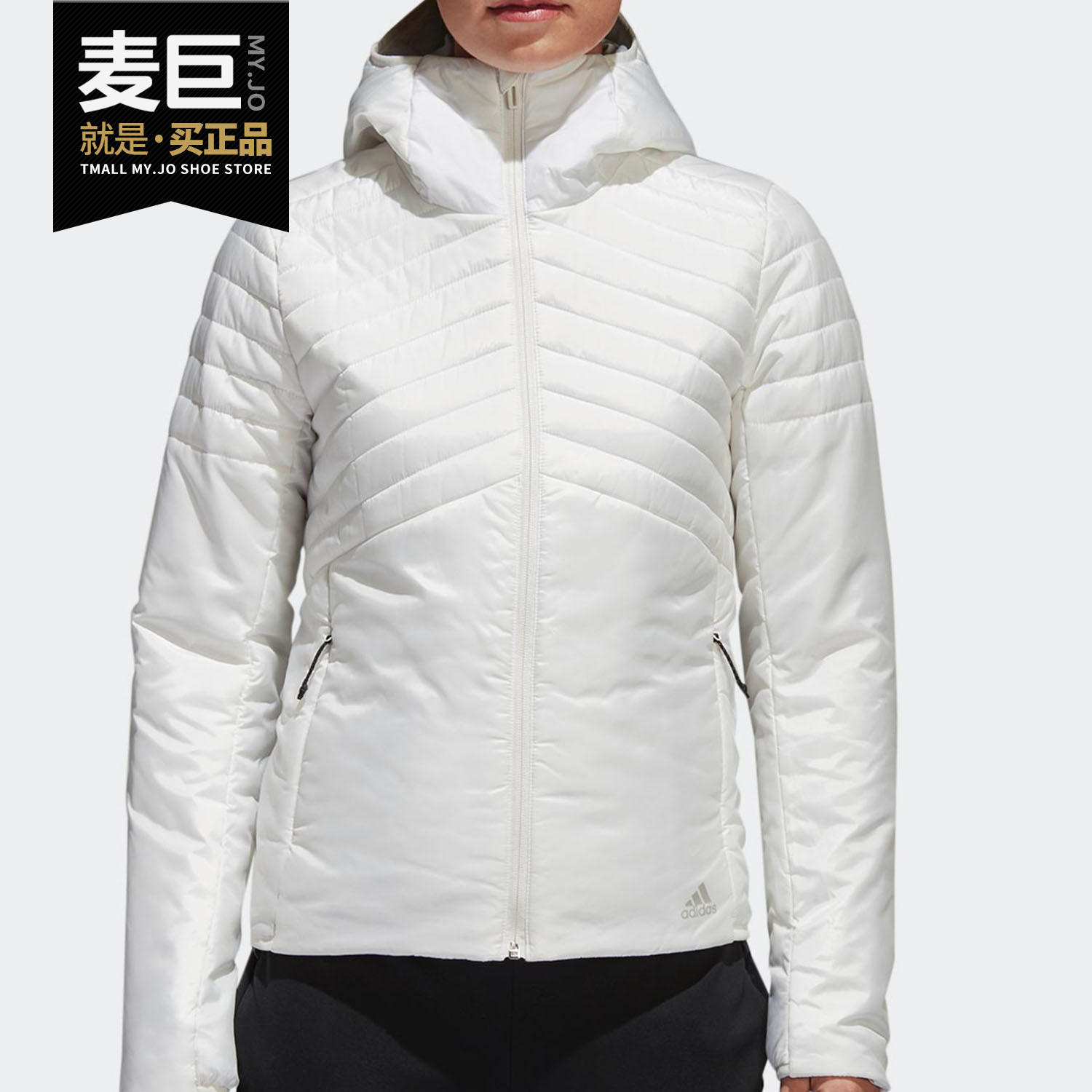 阿迪达斯正品女子棉衣