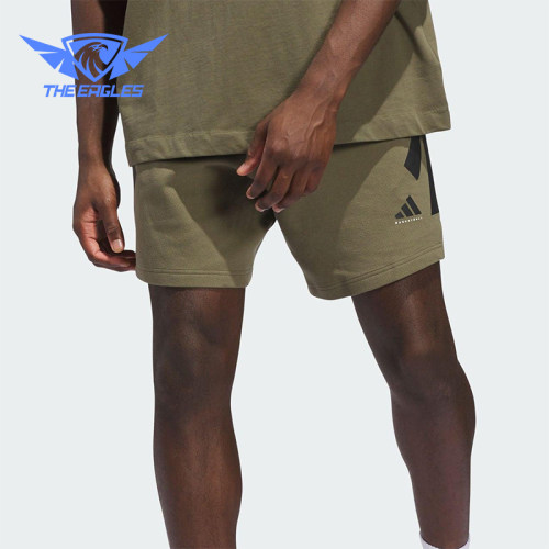 Adidas/阿迪达斯正品2025夏季款男女篮球双面针织运动短裤JN3974