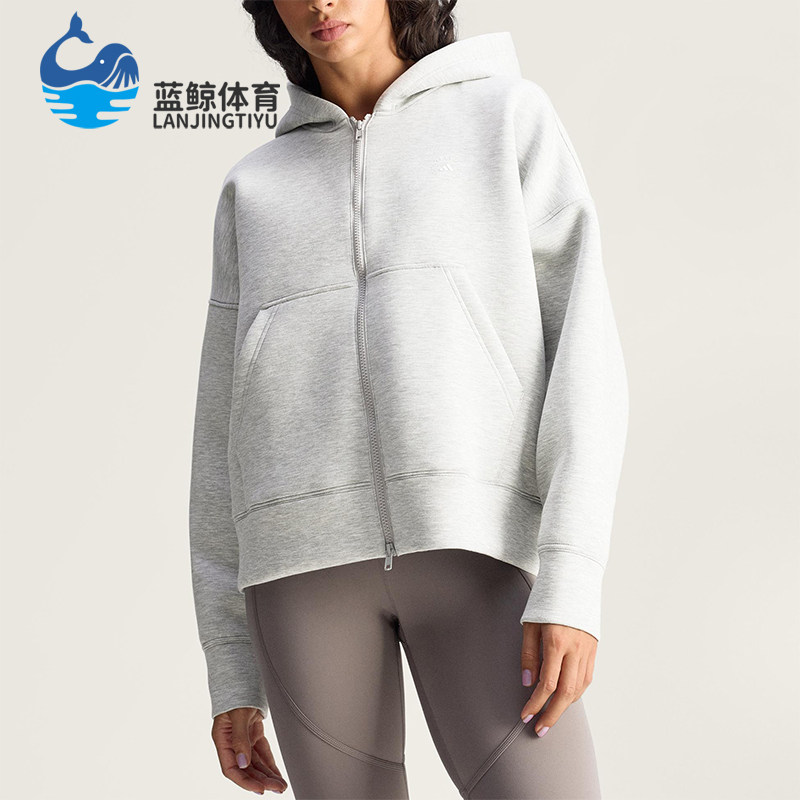 Adidas/阿迪达斯正品SCUBA HOODIE 女士运动宽松连帽夹克JM5792