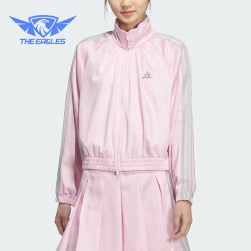 Adidas/阿迪达斯正品女士时尚休闲运动经典三条纹外套KS0038