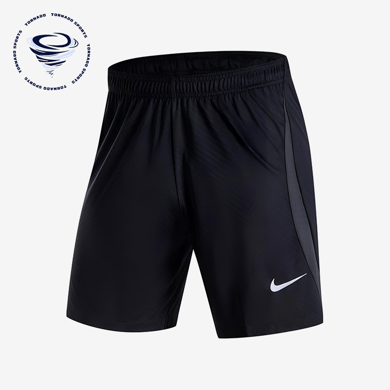 Nike/耐克正品DRI-FIT新款男煤黑白色休闲经典足球短裤HF0528-010