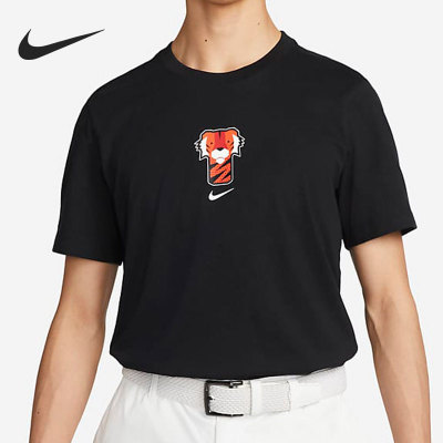Nike/耐克正品IGER WOODS男子圆领时尚跑步短袖DR7722-100