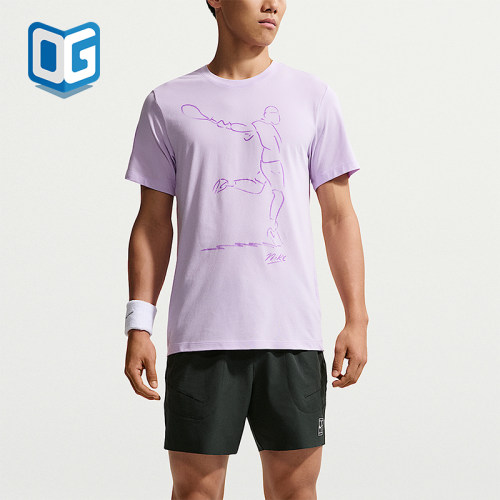 Nike/耐克正品男士网球圆领休闲轻盈运动短袖T恤IH2105-511