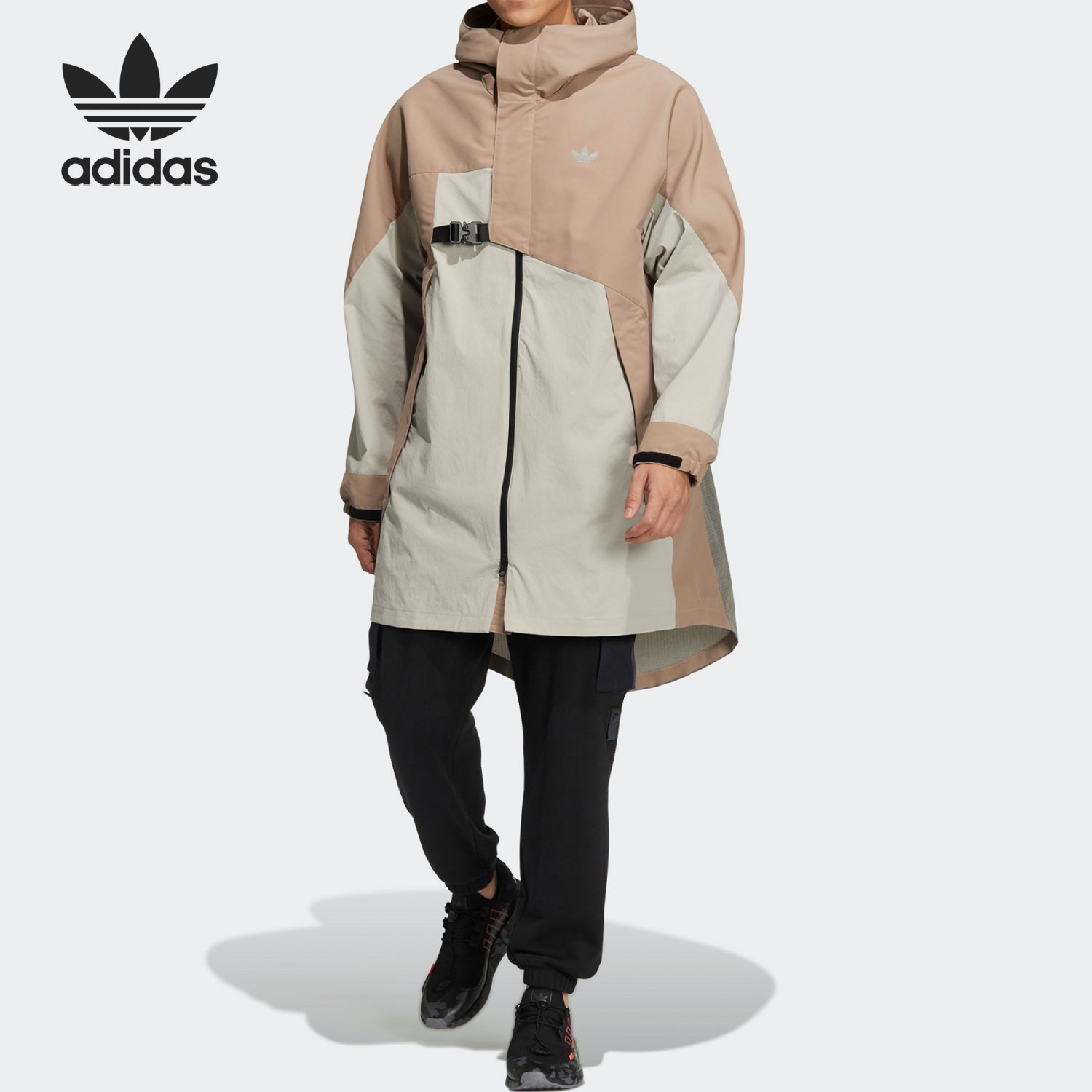 Adidas/阿迪达斯官方正品三叶草2022春季新款男子运动夹克HE6623