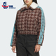 三叶草女士休闲翻领耐穿保暖短款 Adidas 阿迪达斯正品 棉服KA9732