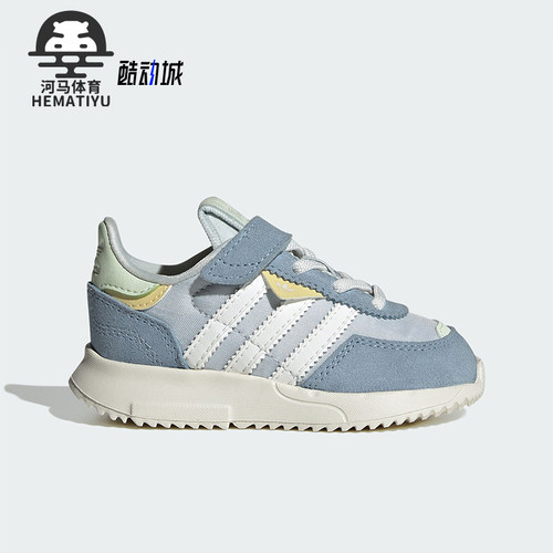 阿迪达斯婴童魔术贴学步鞋