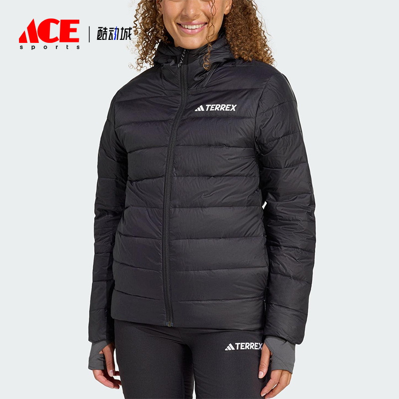 Adidas/阿迪达斯正品W MT ESS D HO J女士运动防风羽绒服KB2149