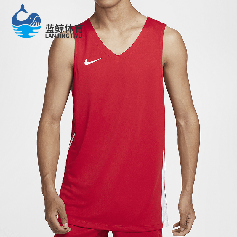 耐克男士透气篮球训练无袖背心