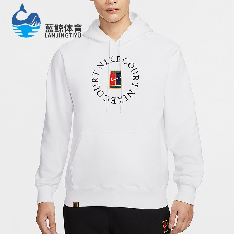 Nike/耐克正品2025秋季款男士日常连帽套头刺绣卫衣HM6760-100