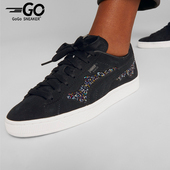 Puma Swarovski联名女士低帮潮流休闲防滑运动板鞋 彪马正品 Suede