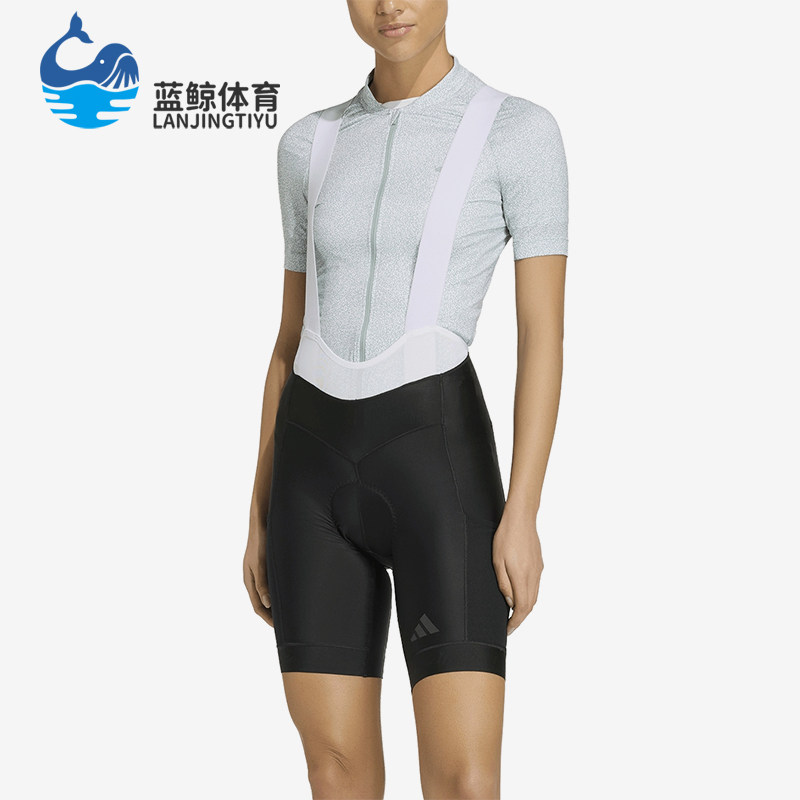 Adidas/阿迪达斯正品新款女黑灰色自行车经典修身骑行裤KB9575