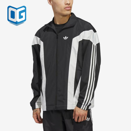 Adidas/阿迪达斯正品FW25宽松高领防风休闲夹克外套JZ6965