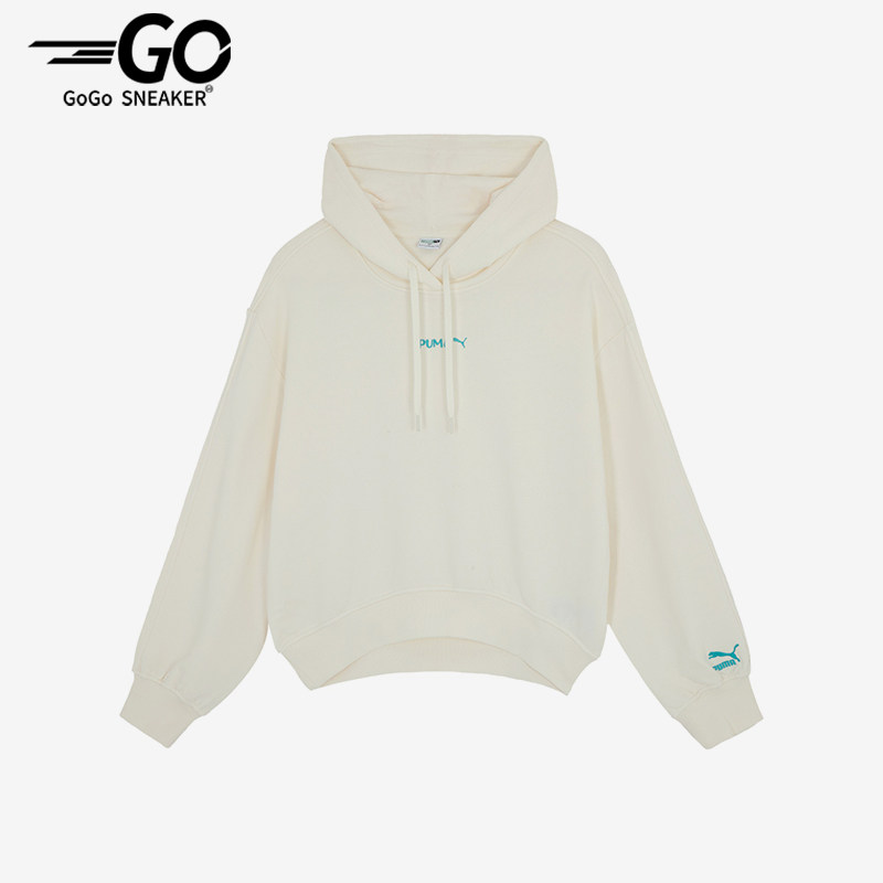 Puma/彪马正品新款女士时尚简约经典连帽运动卫衣套头衫625165-65