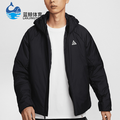 耐克男士运动保暖连帽宽松外套