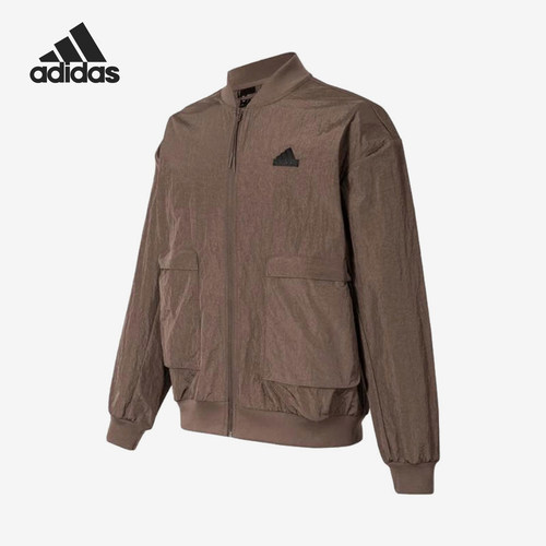 Adidas/阿迪达斯官方正品新款男士拉链复古宽松夹克外套IY1503