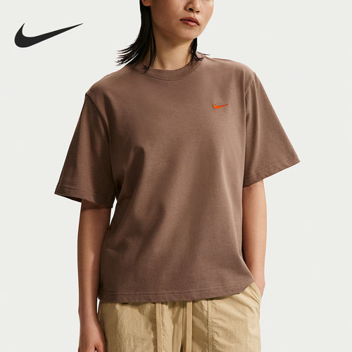Nike/耐克正品Sportswear女士宽松时尚透气短袖T恤IR7589-214