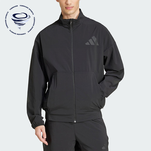 Adidas/阿迪达斯正品新款男士经典立领梭织时尚夹克外套JN9026
