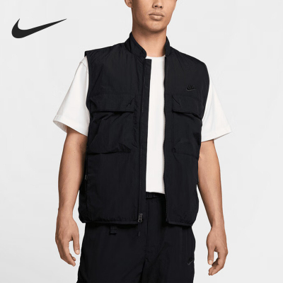 Nike/耐克正品当季新款男士户外梭织拒水工装马甲FZ0749-010